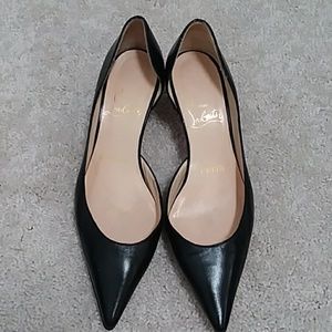 Christian louboutin kitten heels sz 36 1/2